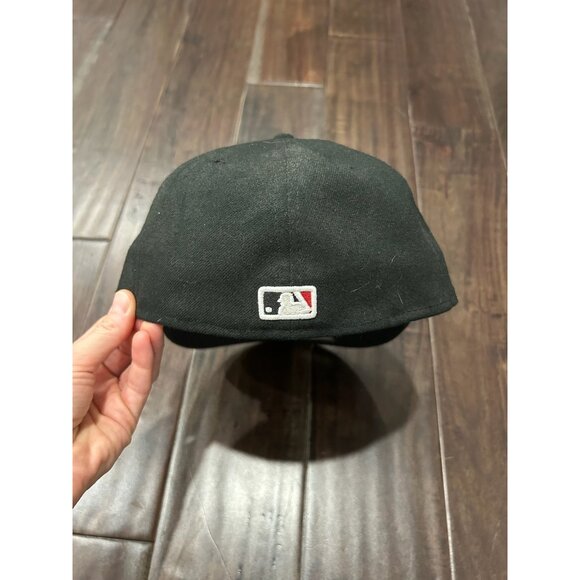 New Era MLB Official On Field Performance Baseball Cap Black Size 7 1/4 Outdoor - Picture 3 of 8